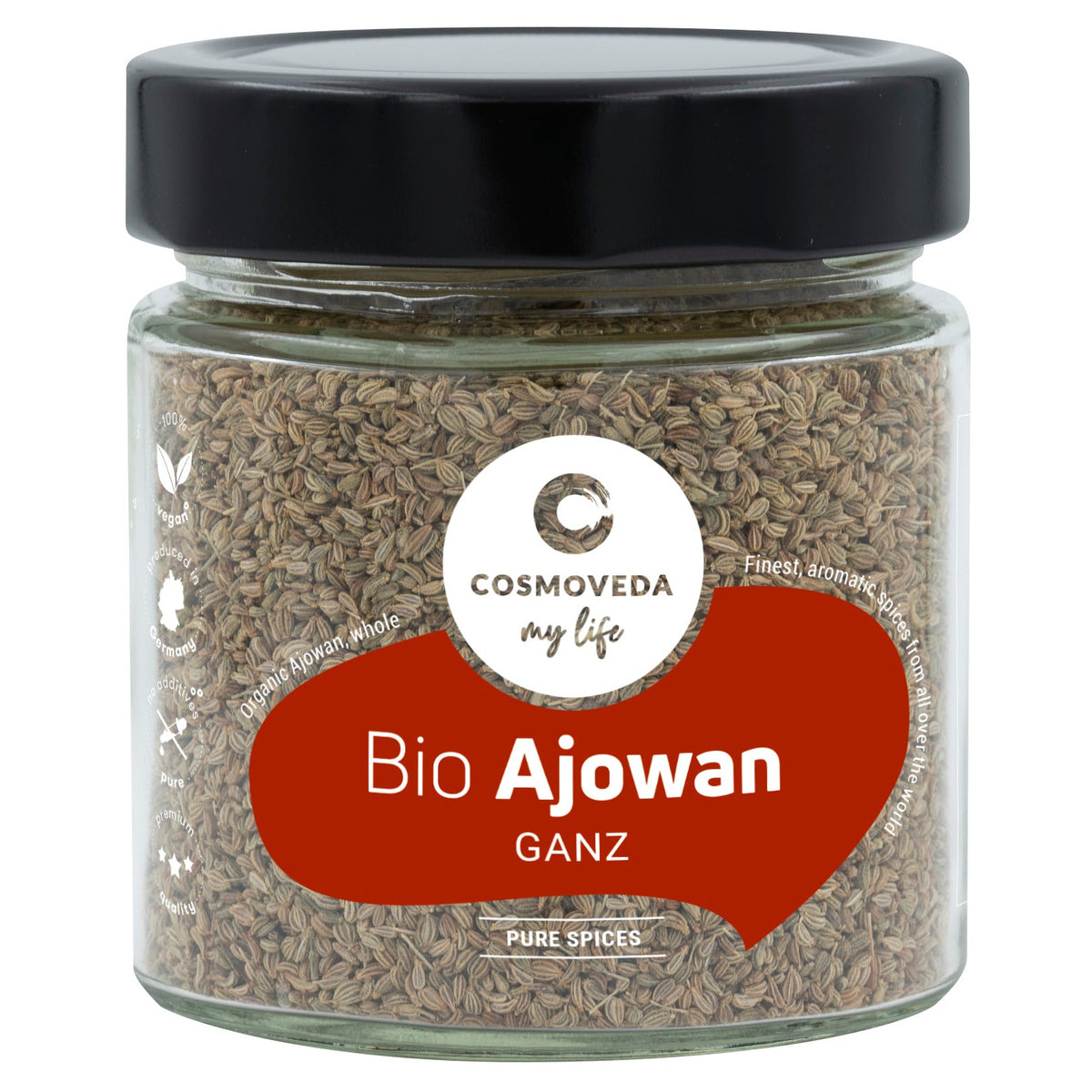 Bio Ajowan / Ajwain (Cumin noir), entier, 90 g