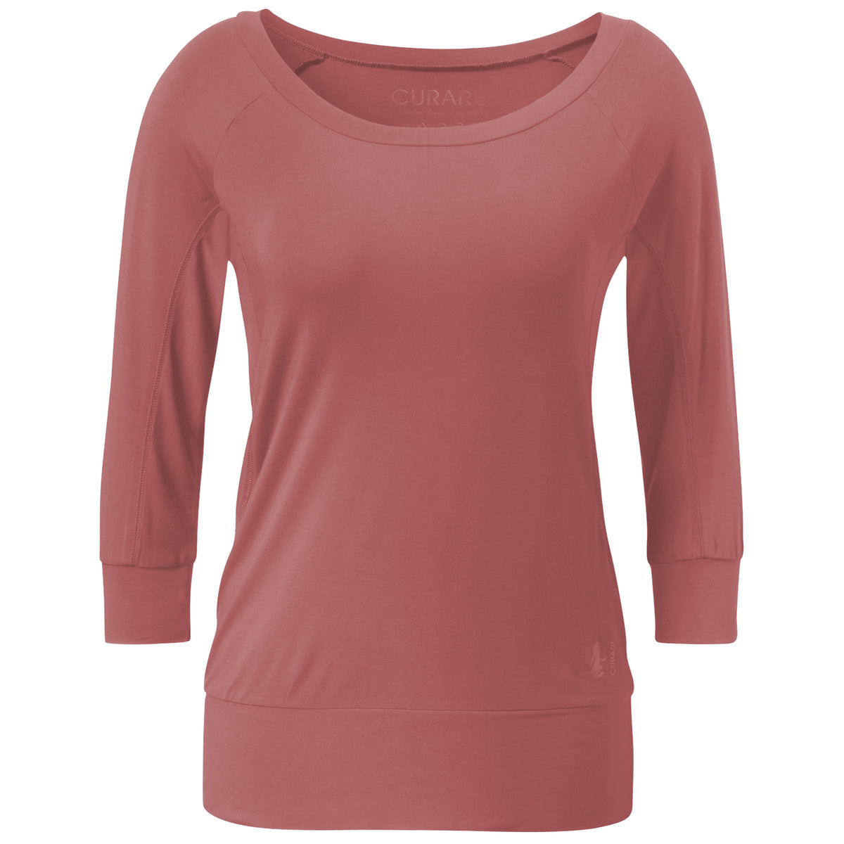 3/4 Shirt Boatneck - faded rose