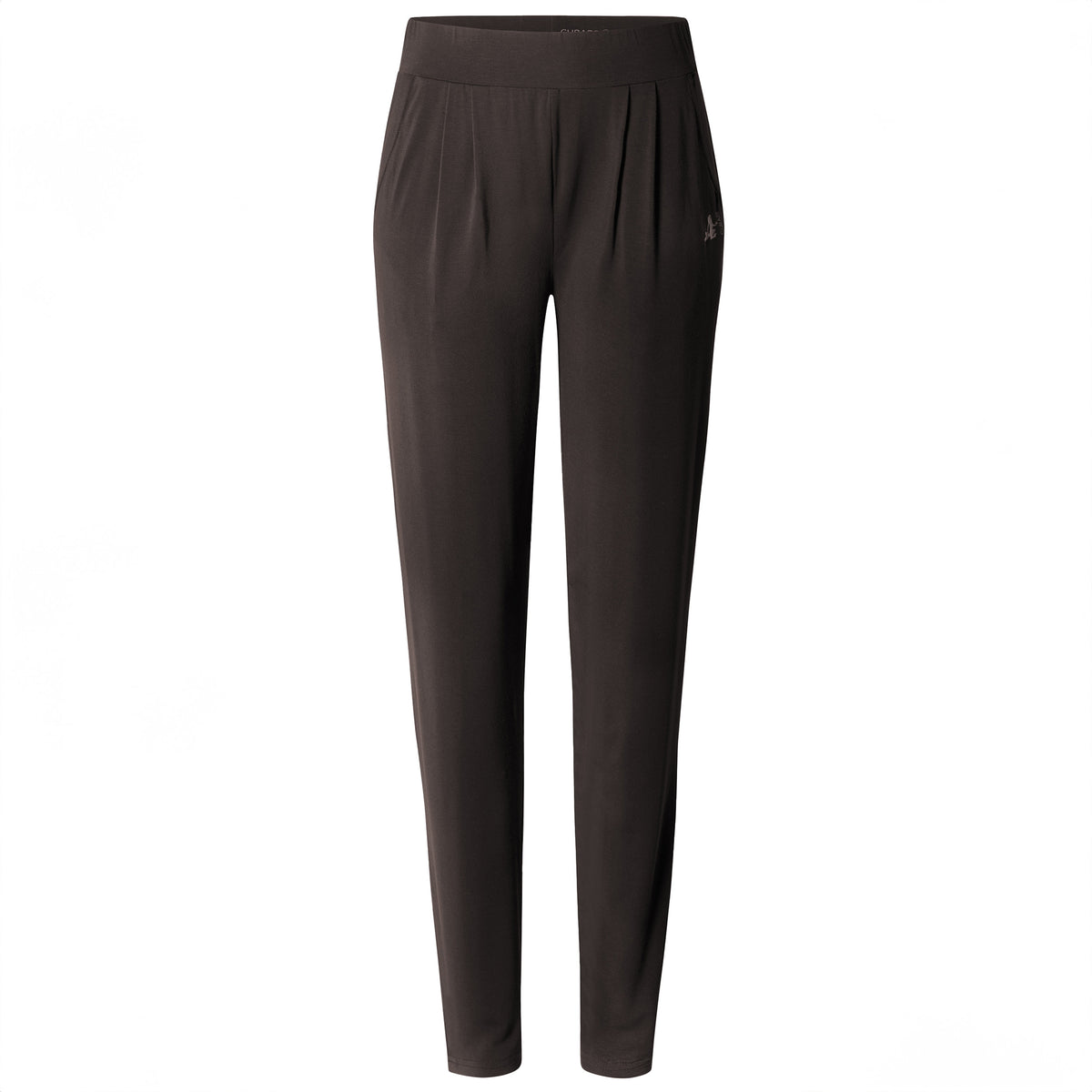 Long Pants, wide leg - dark-brown