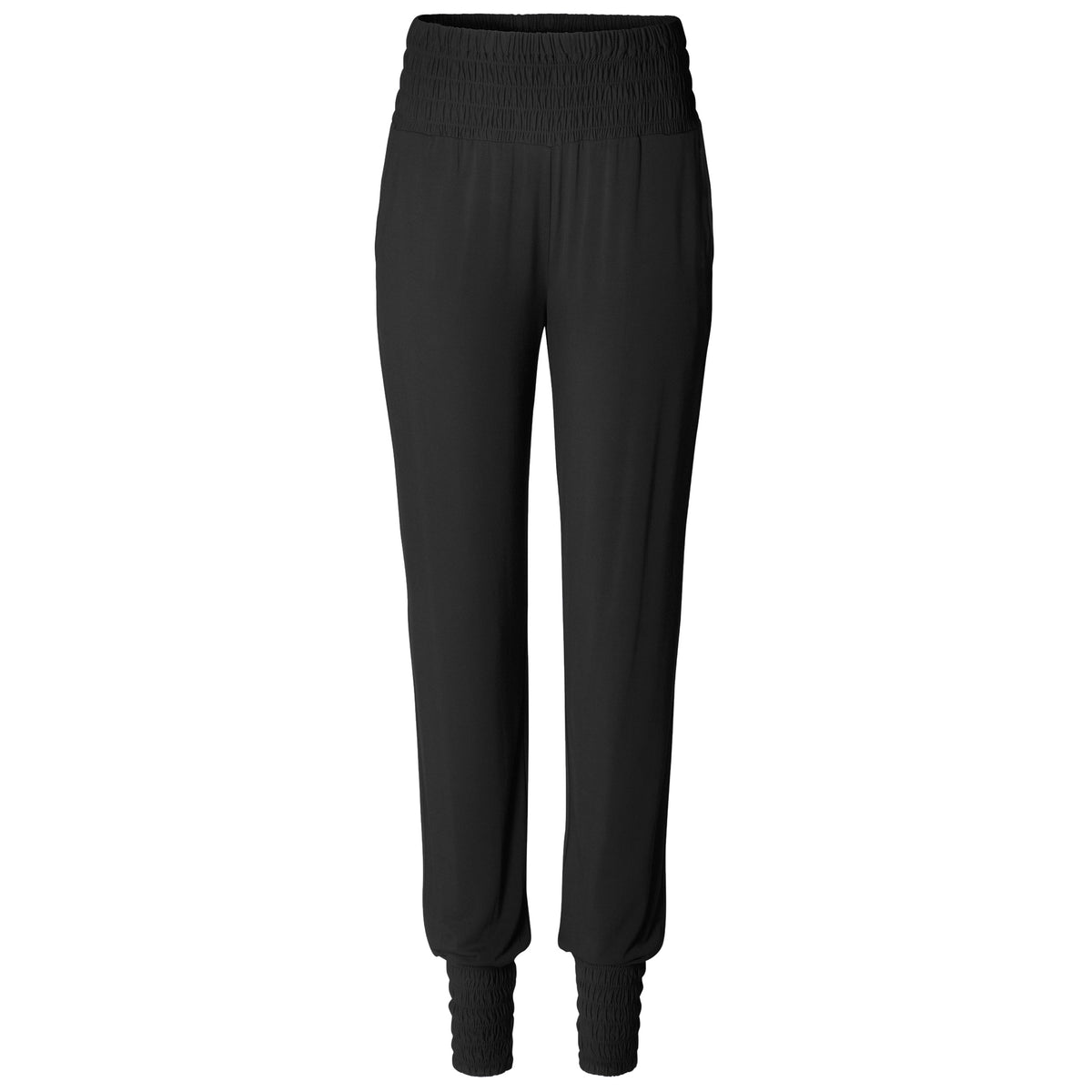 Yoga-Long-Pants, smoked - black