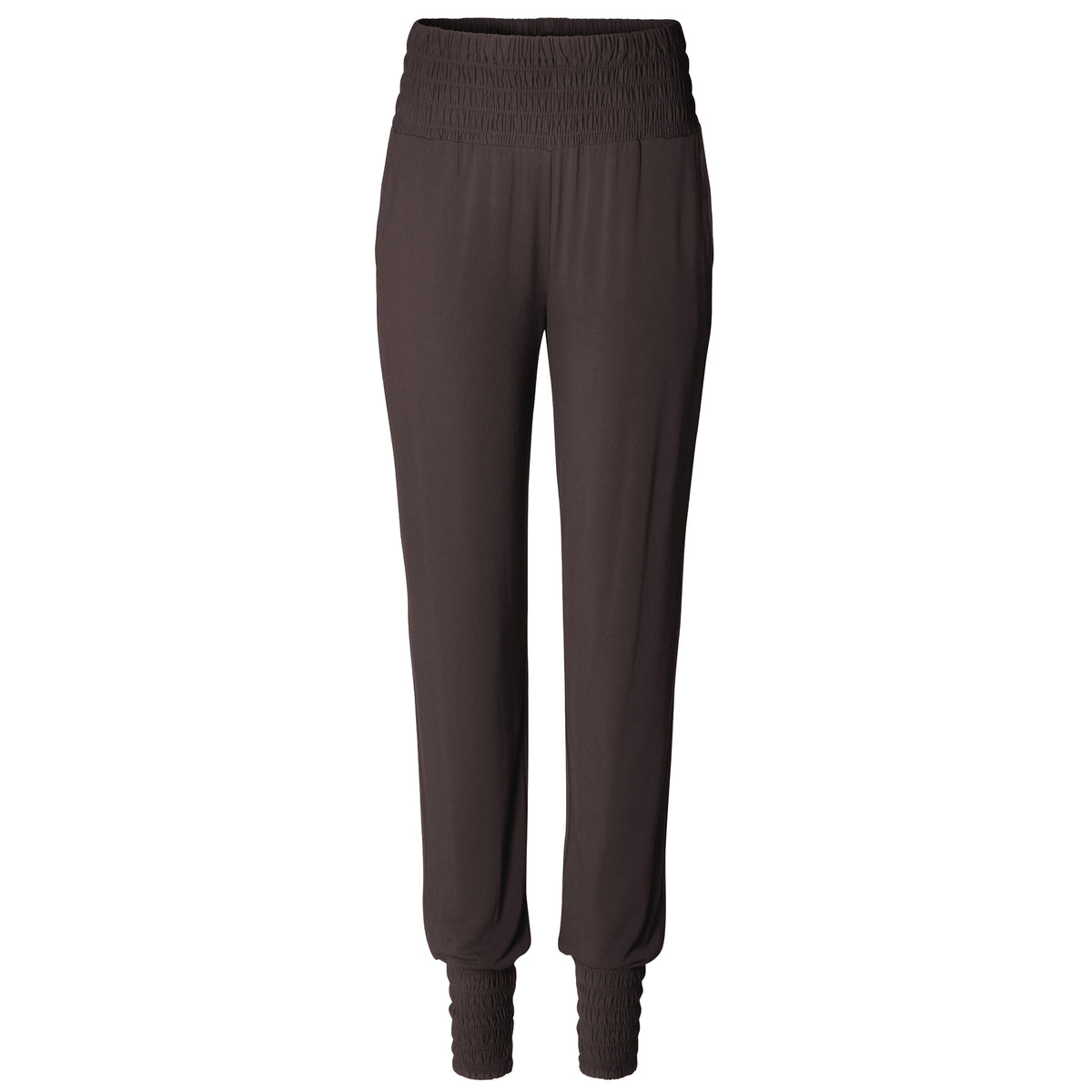 Yoga-Long-Pants, smoked - dark-brown