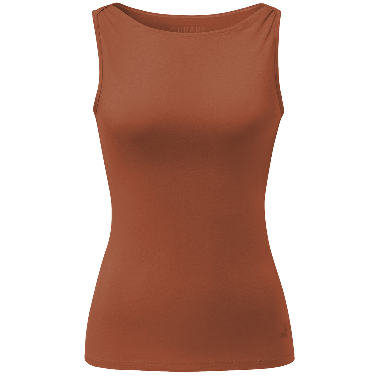 Yoga-Tank-Top Boatneck - light-brown