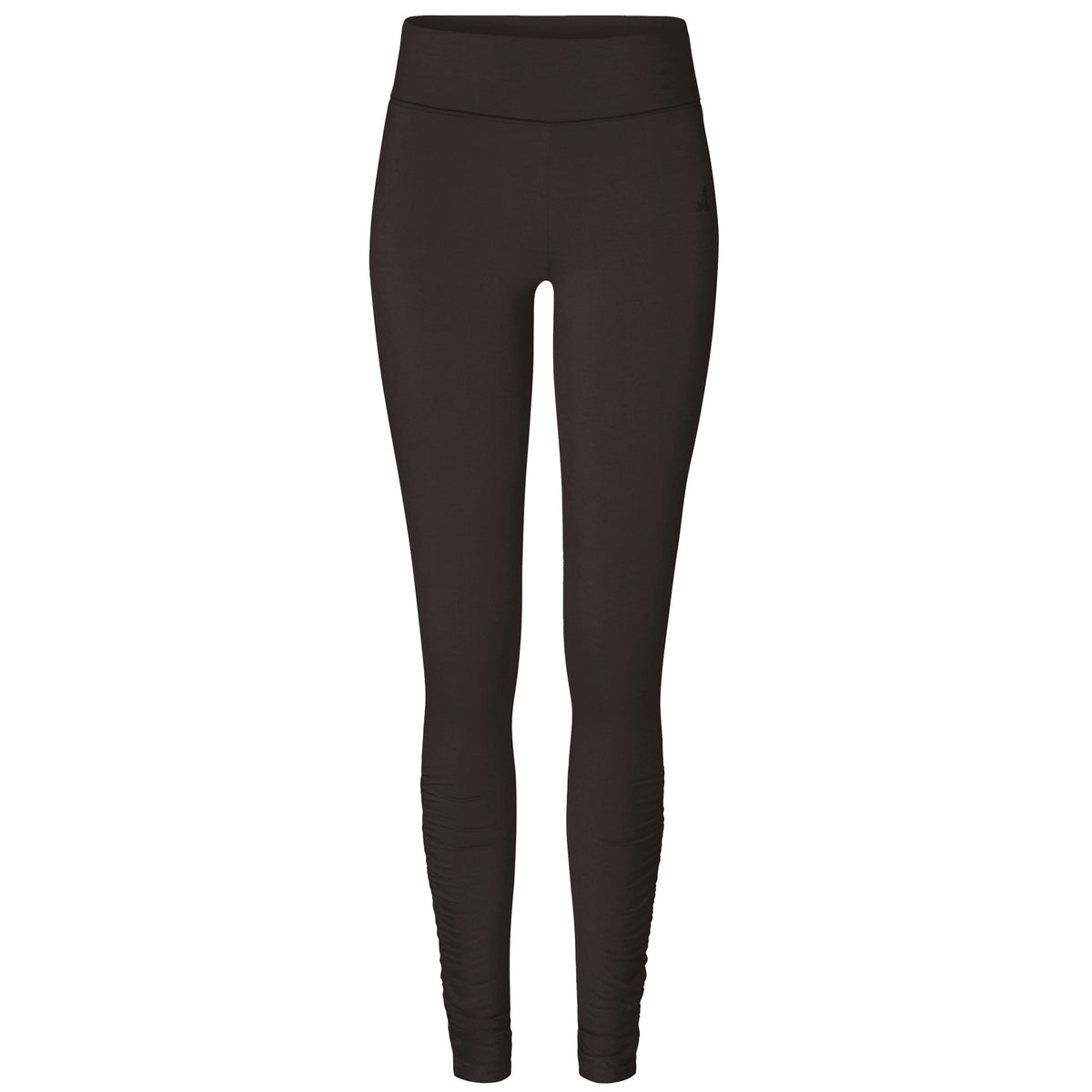 Yoga-Leggings, roll down - dark brown