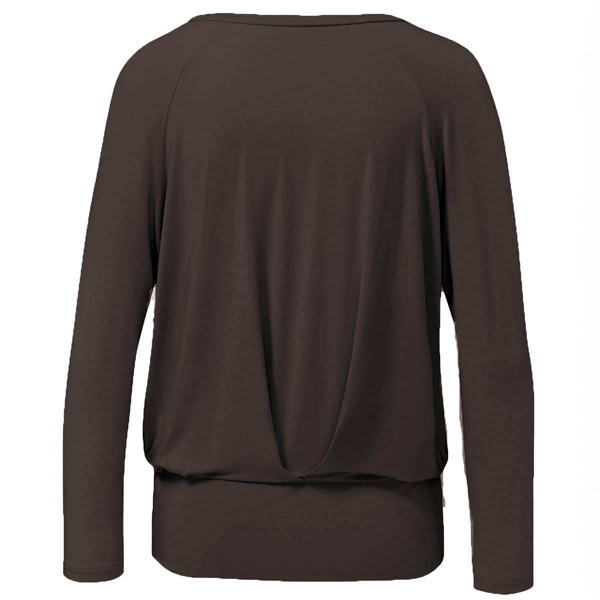 Yoga-Shirt Boxpleat - dark-brown