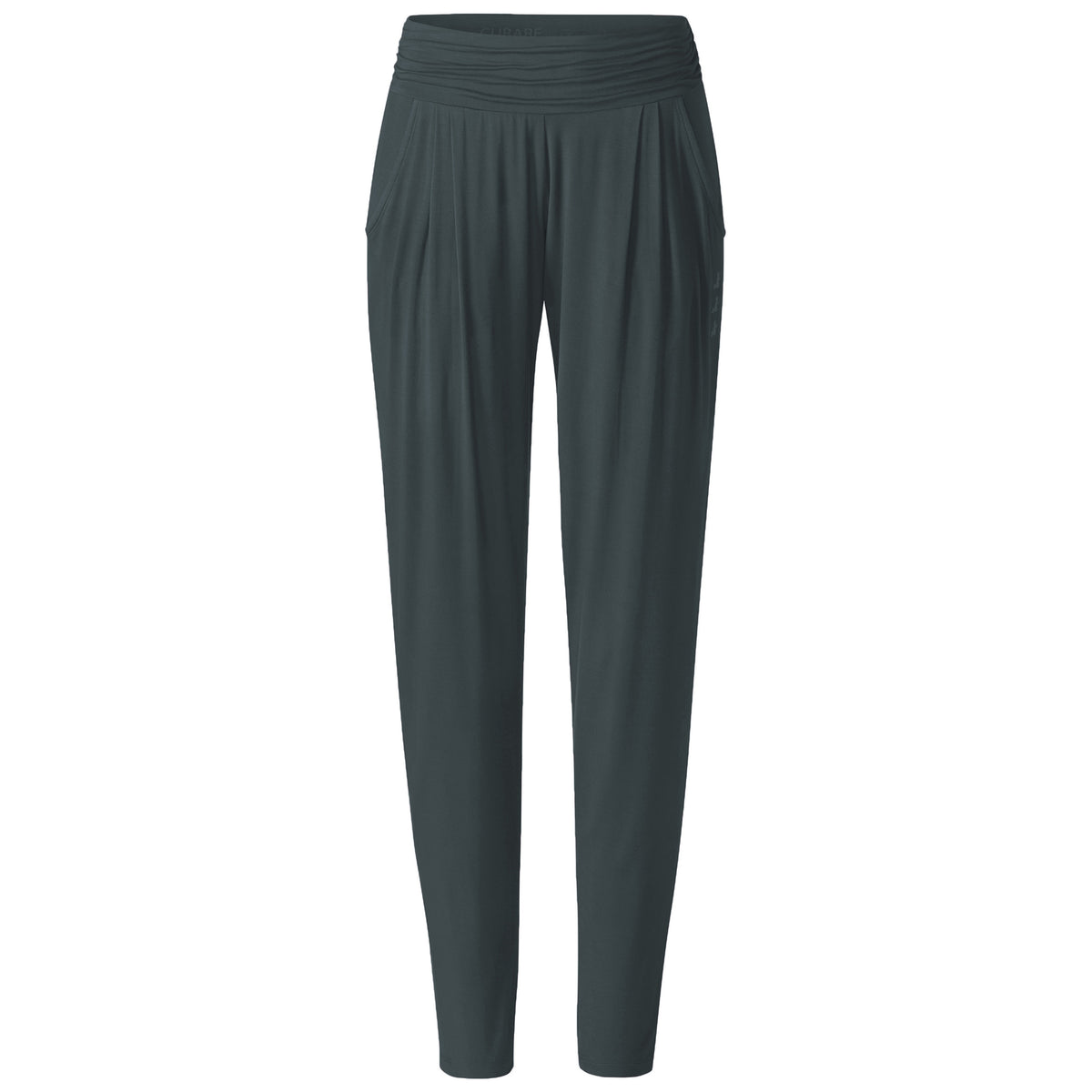 Yoga-Long-Pants, relaxed - dark forest
