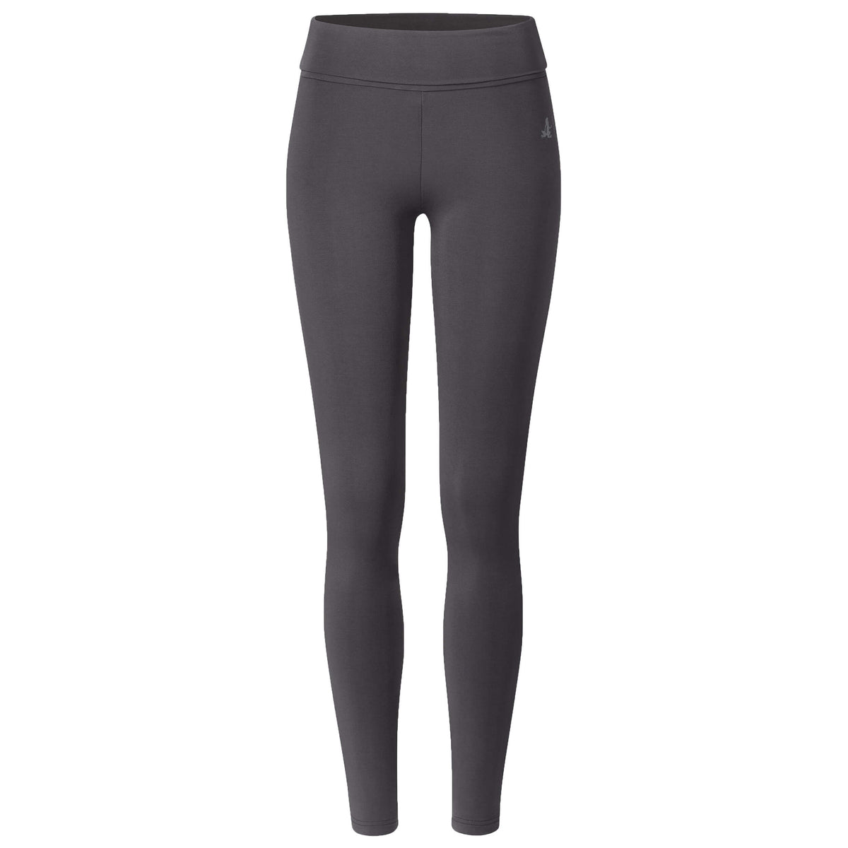Yoga-Leggings, roll down - grey-nougat