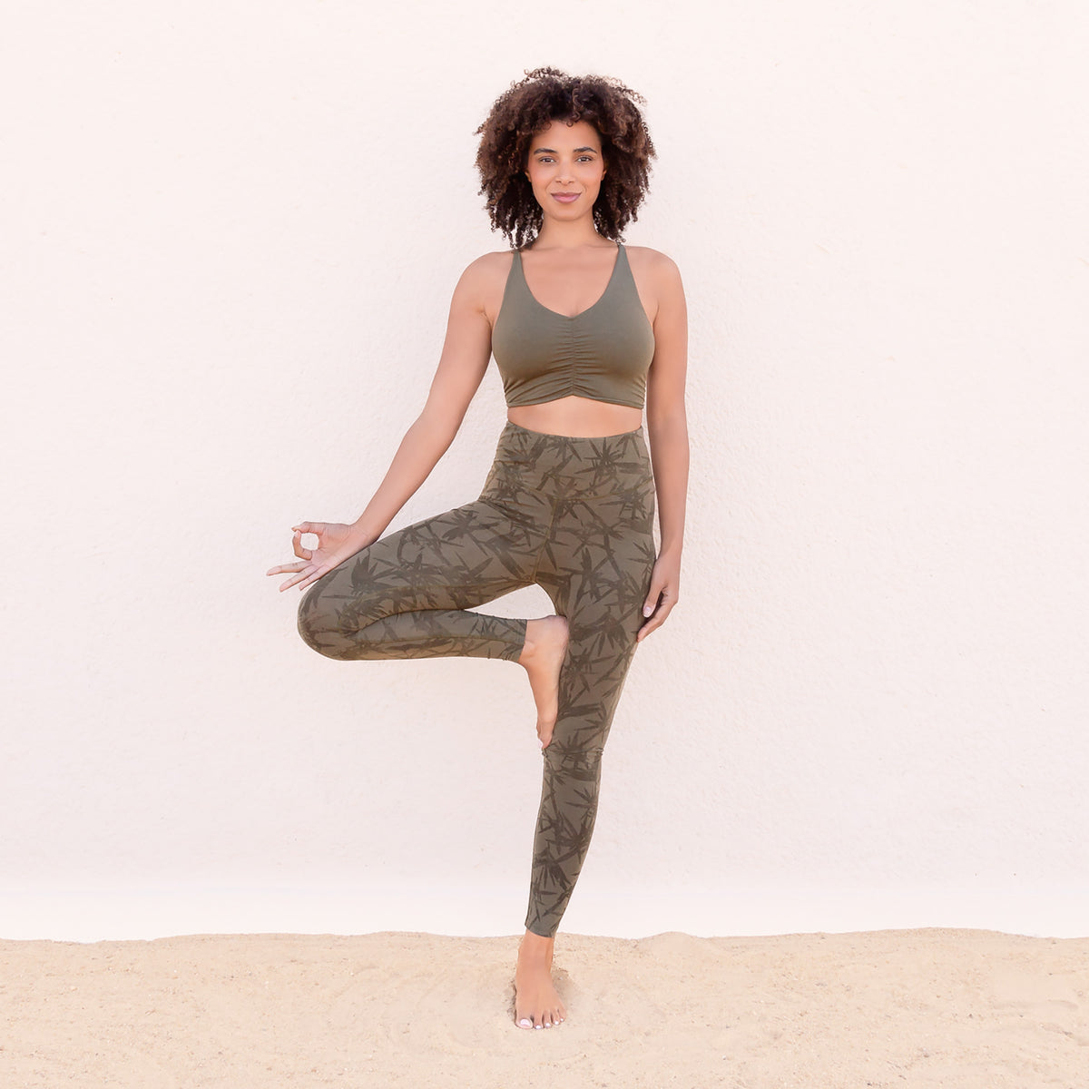 Yoga-Bra Carolina - olive