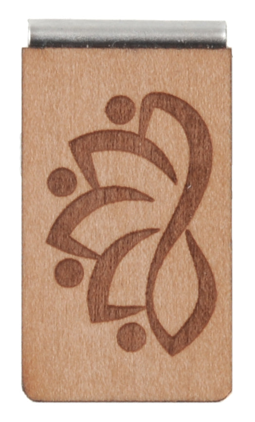 Lesezeichen aus Holz mit Gravur