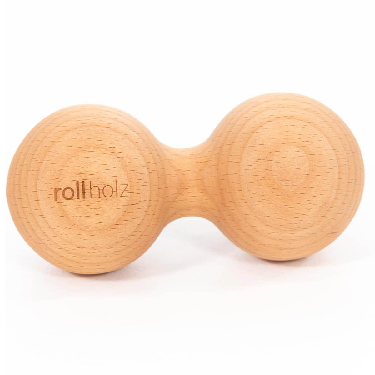 rollholz Faszienkugel - Massage-Doppelkugel aus Buche