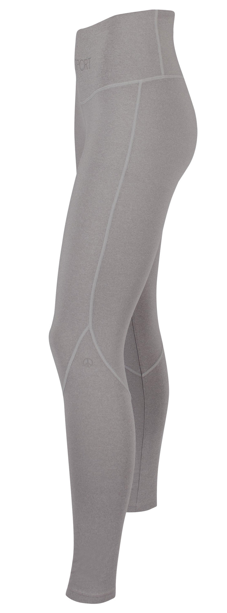 Function-Leggings - grey melange