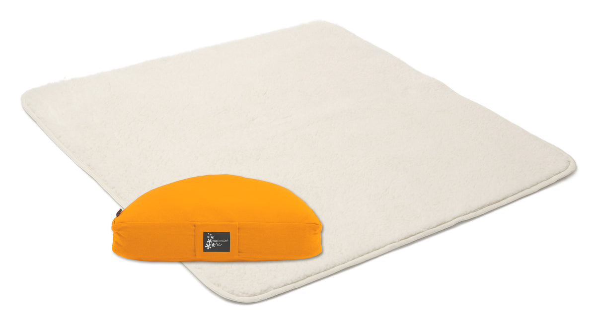 Yoga-Set Calm Edition - Meditation natur 100 x 100 cm