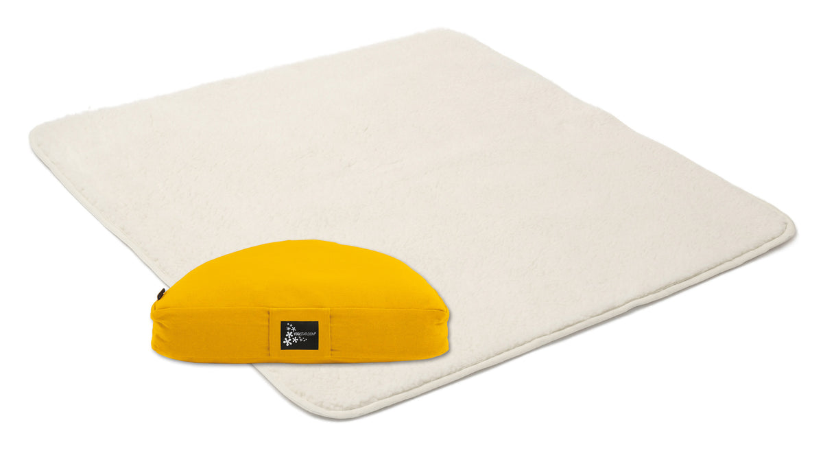Yoga-Set Calm Edition - Meditation natur 100 x 100 cm