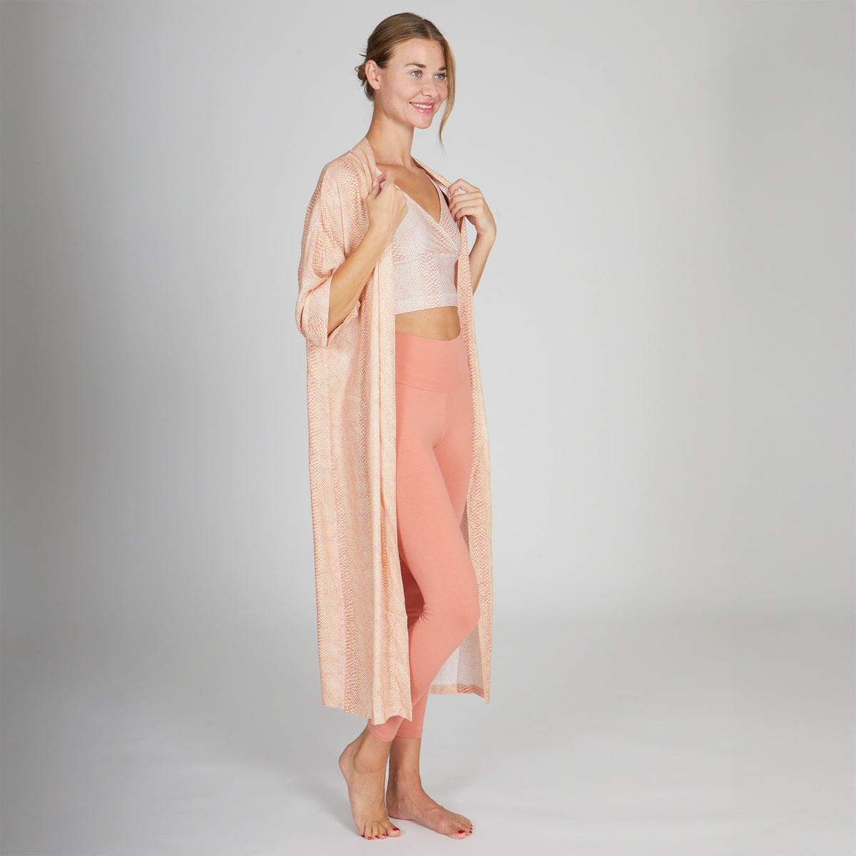 Kimono snake rose - One Size