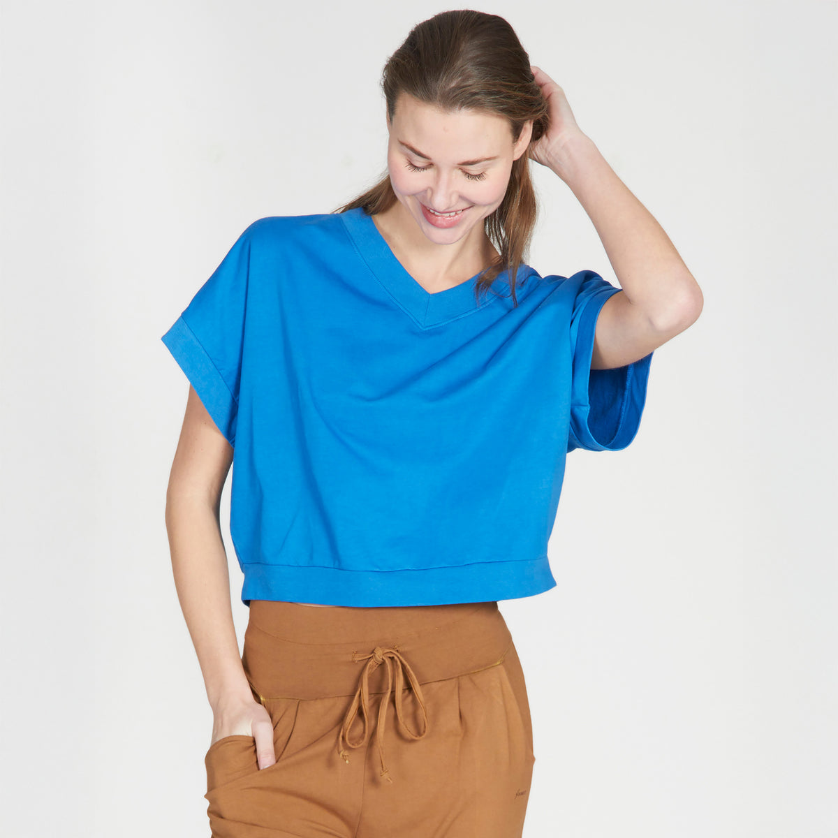 Yoga-Tee Kismet - sea