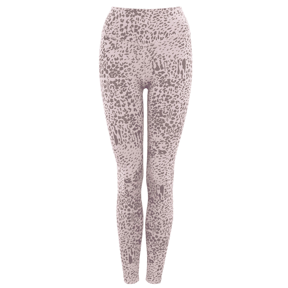 Yoga-Leggings Susan - animal creme grey