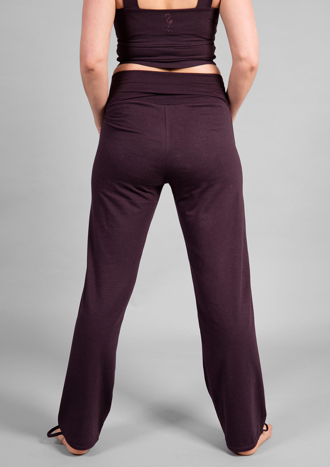 Lilii Relax fit Pants - Dark Purple