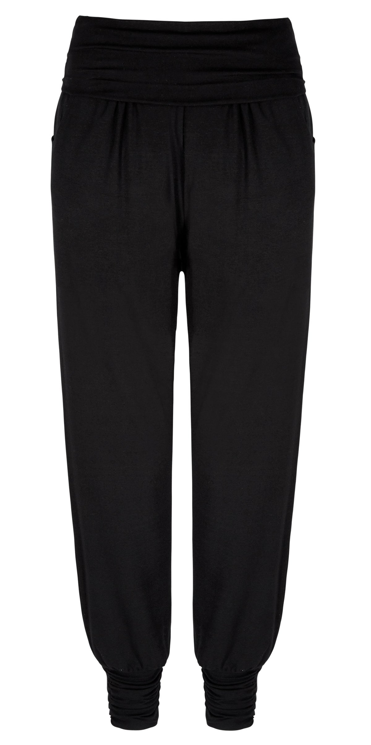 Long Harem-Pants - black