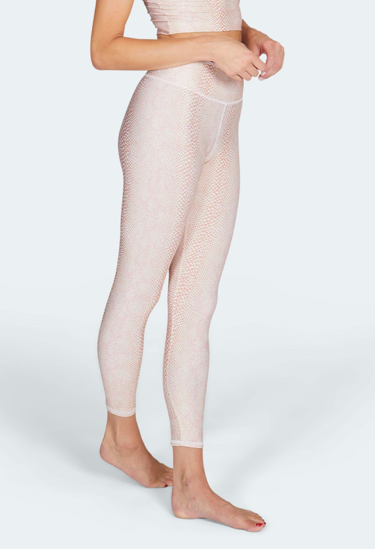 Yoga-Leggings Lux - snake rose