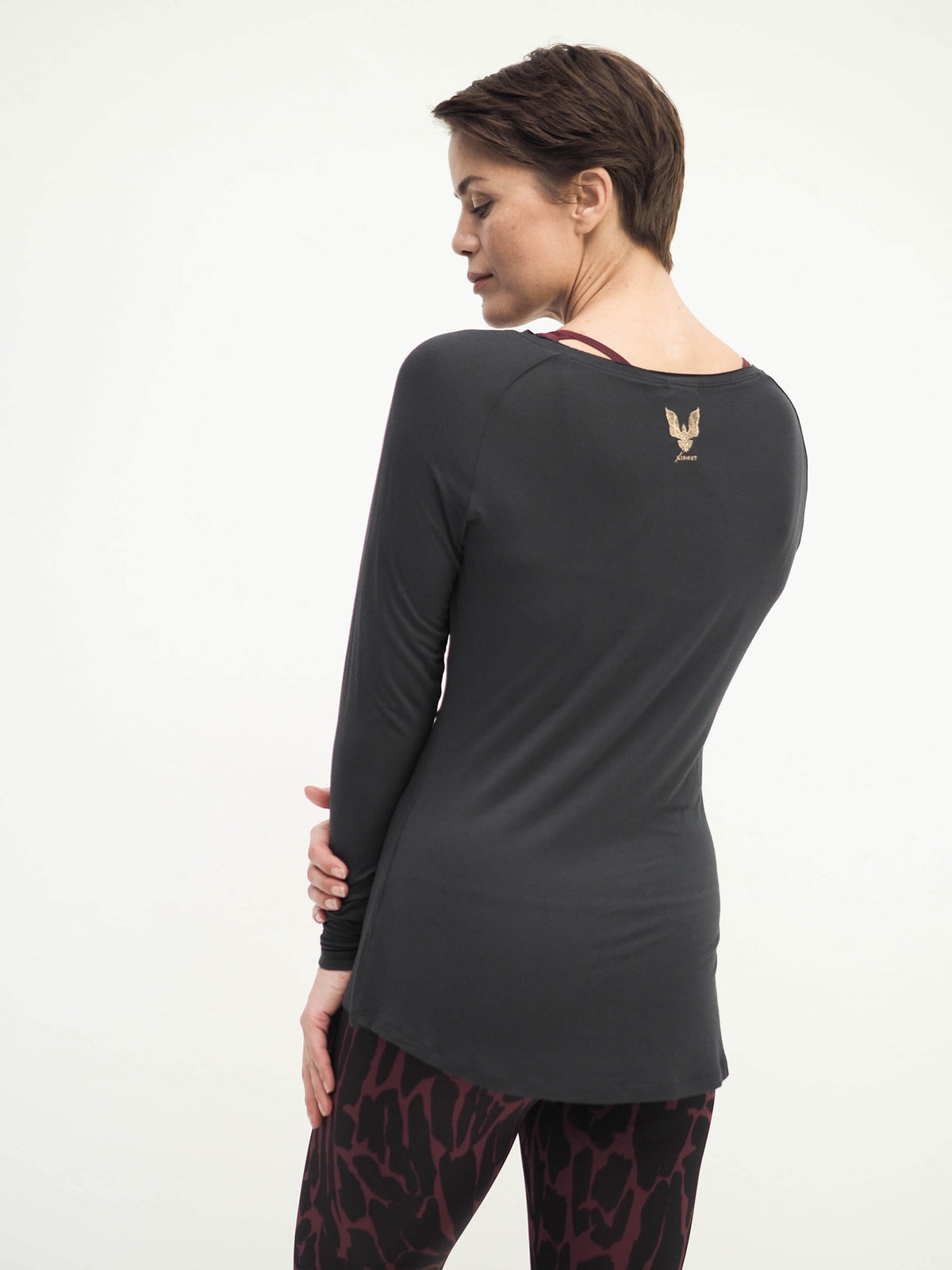 Yoga-Longsleeve Nandi - anthracite