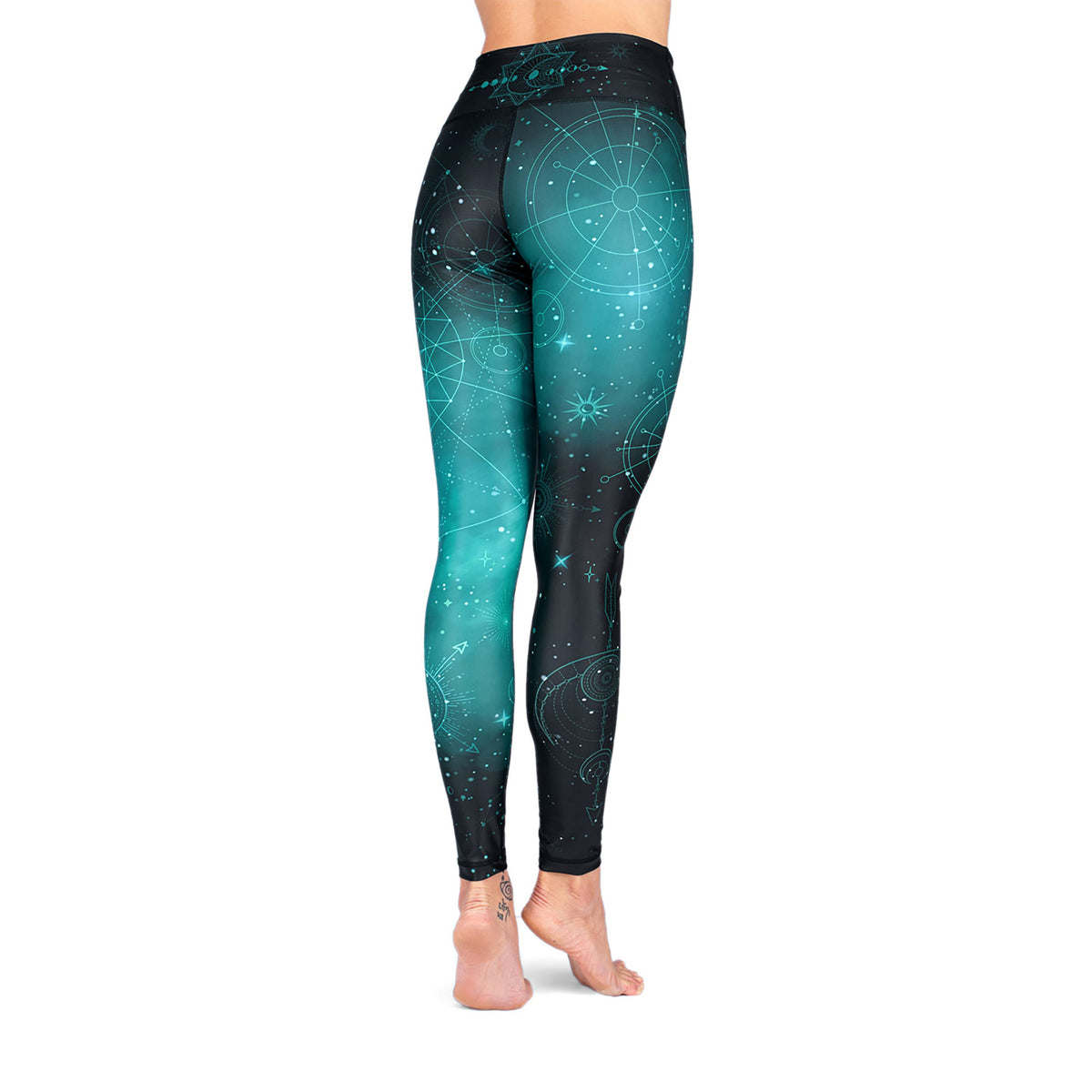 Yoga-Leggings - Cosmic Space - High Waist