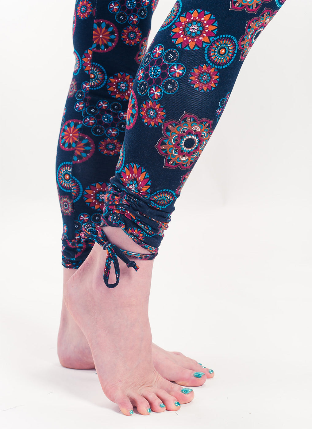 Organic Mandala Leggings - black/print