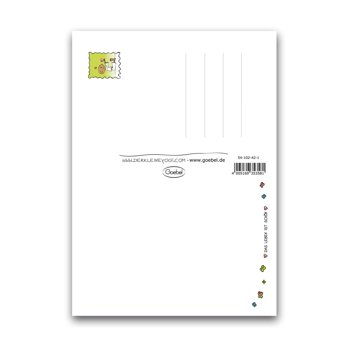 Postkarte Der kleine Yogi - 10,5 x 15 cm