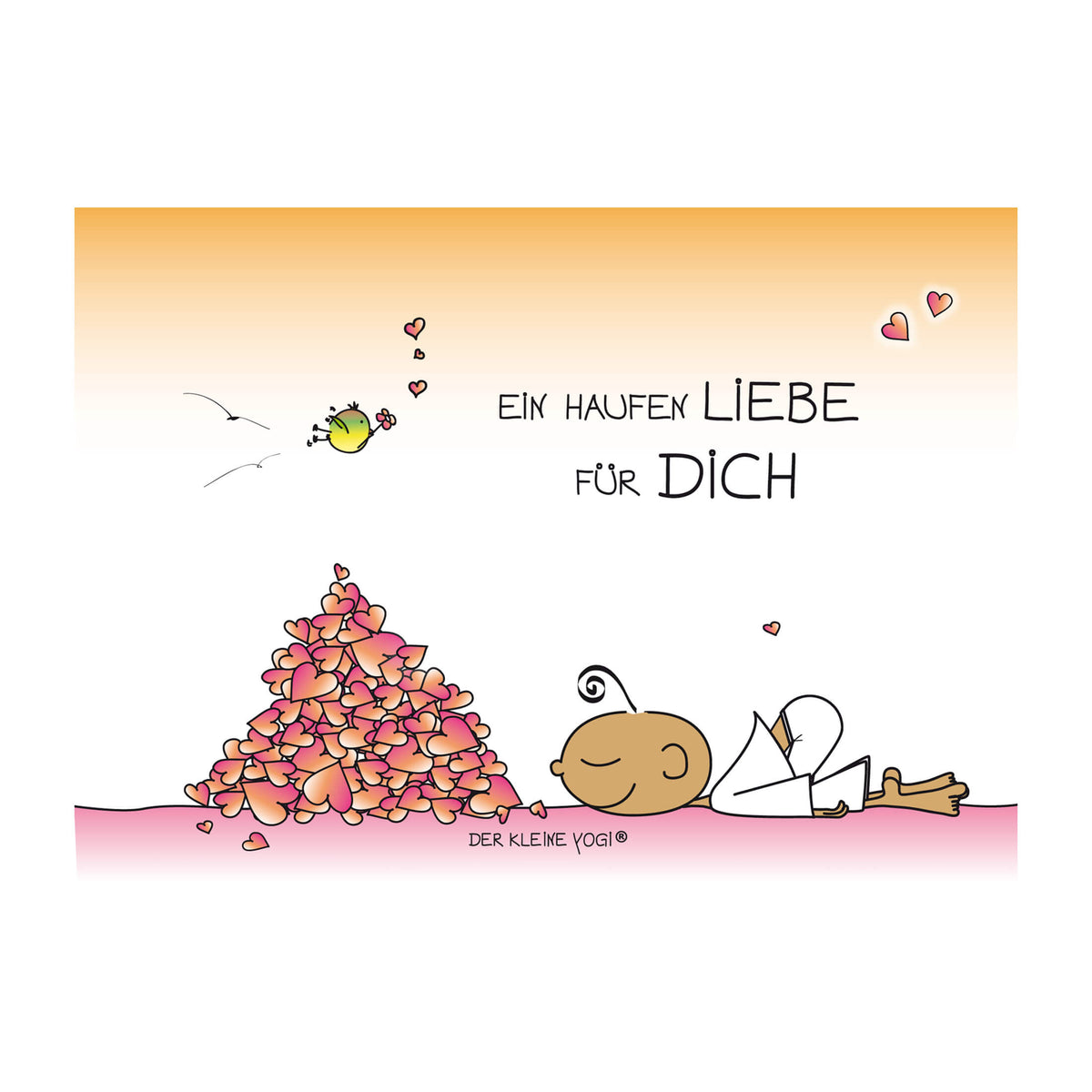 Postkarte Der kleine Yogi - 10,5 x 15 cm