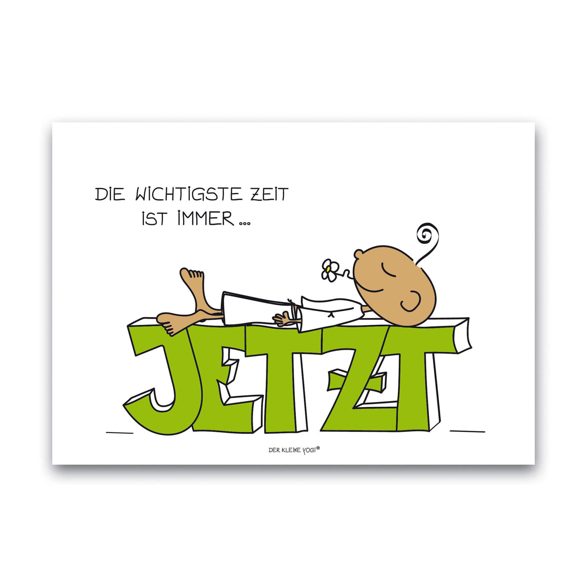Postkarte Der kleine Yogi - 10,5 x 15 cm