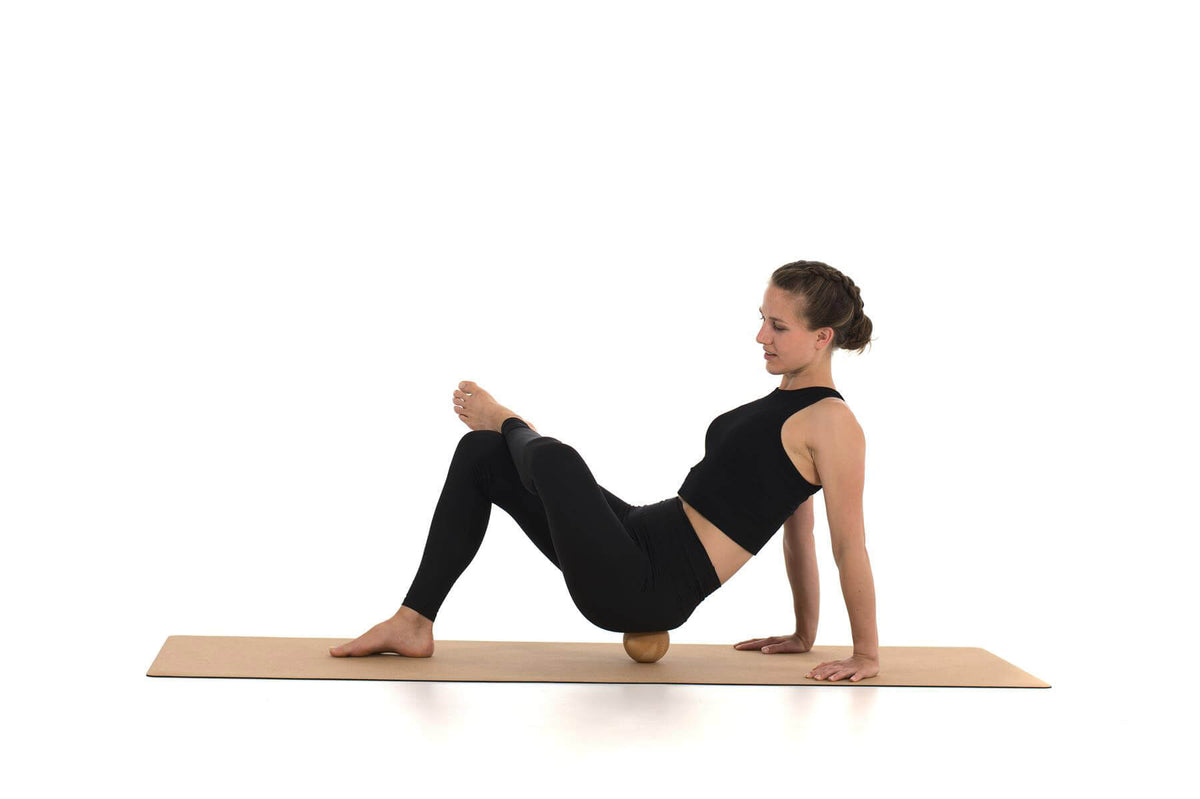 rollholz Faszienkugel - Massage-Kugel aus Erle