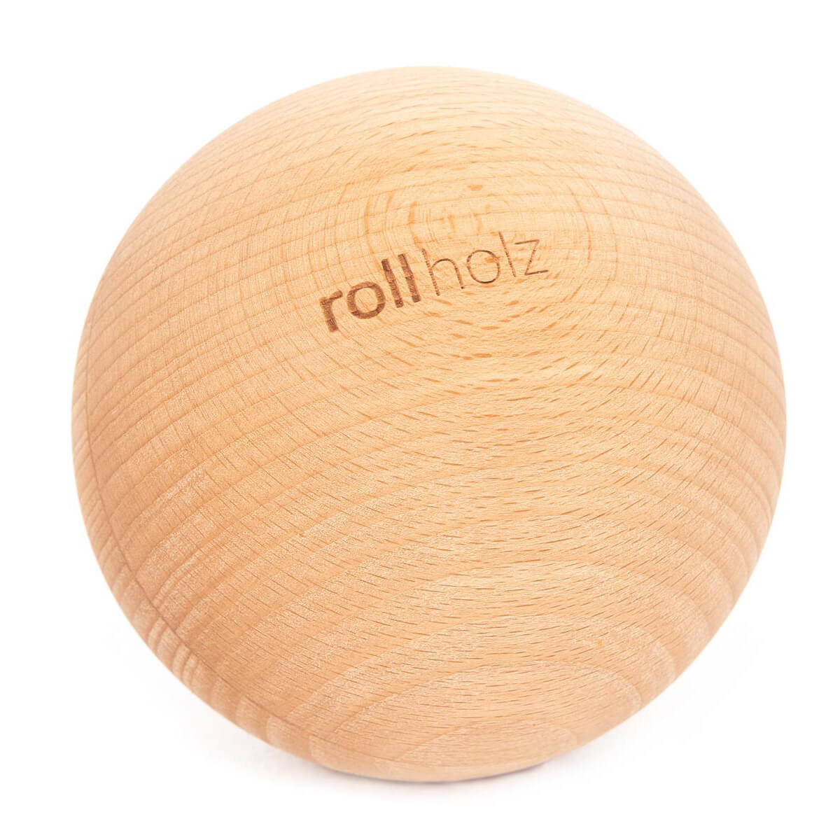 rollholz Faszienkugel - Massage-Kugel aus Buche