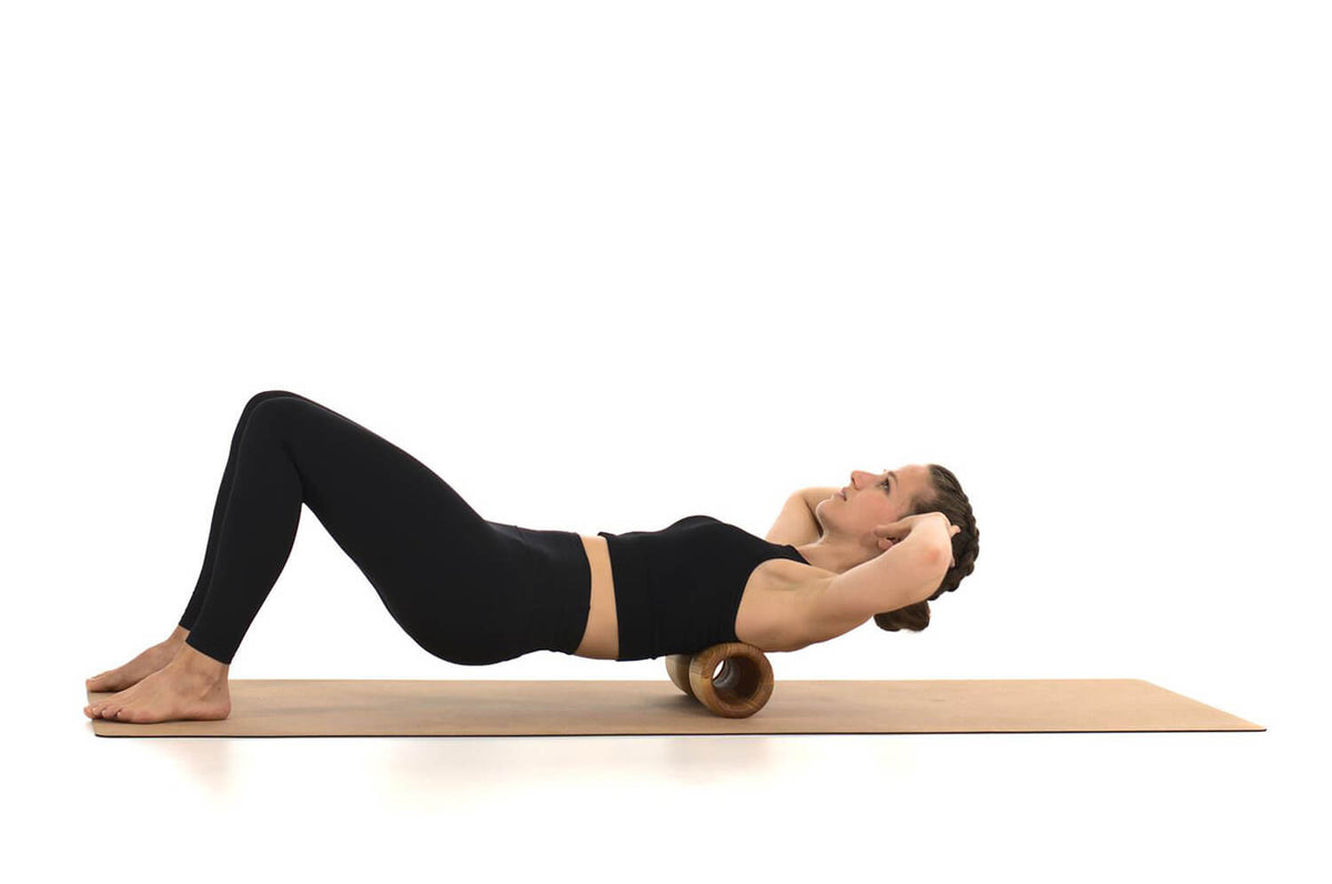 rollholz Faszienrolle - Massage-Rolle PRO aus Eiche