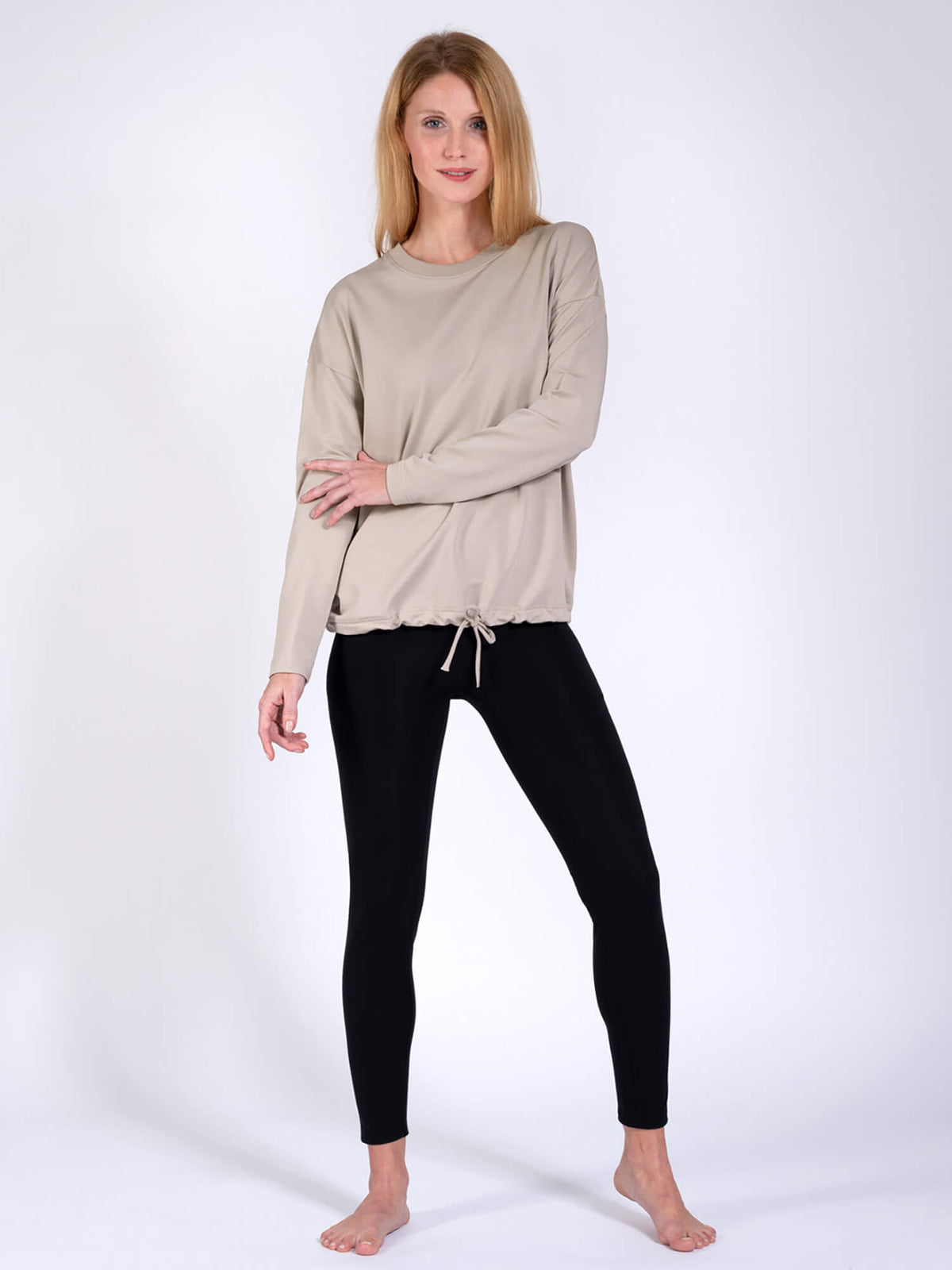 Yoga-Sweater Gigi - taupe