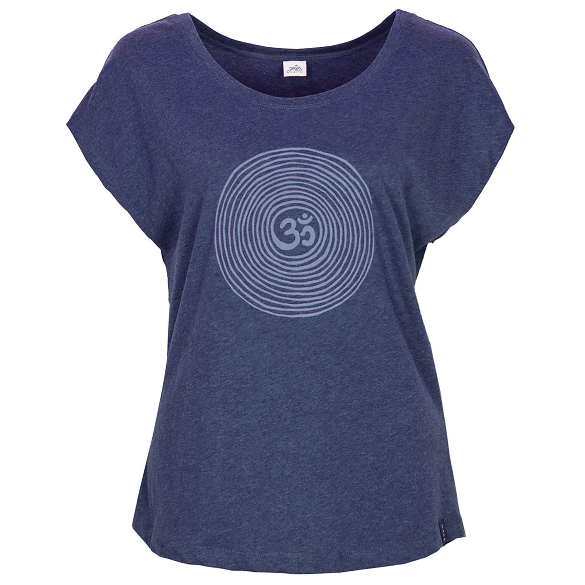T-Shirt Om - dark blue melange