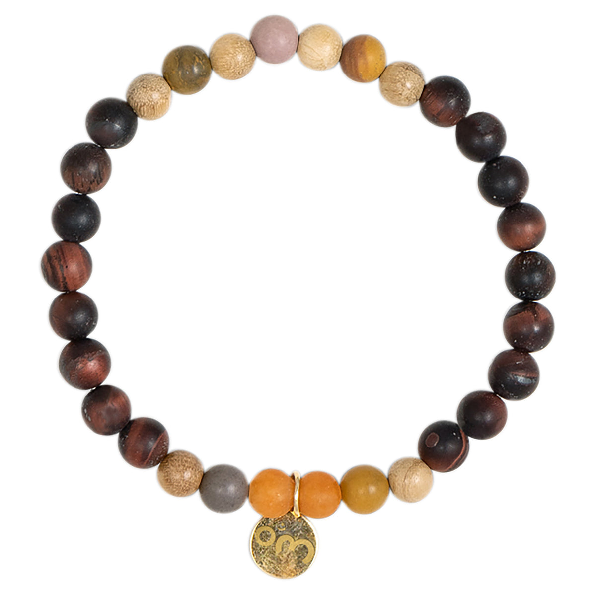 Armband Nandana Tigerauge (Größe: Medium 16,7 cm)