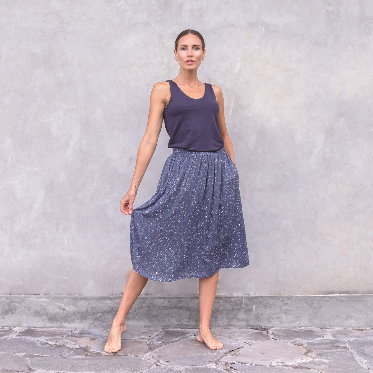 Yoga-Top April - nightblue