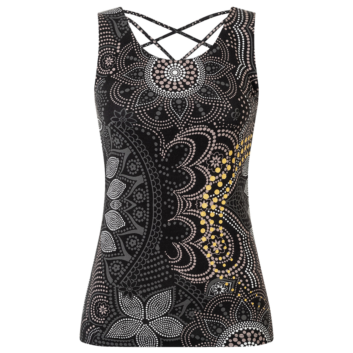 Yoga Top Maui - black nature