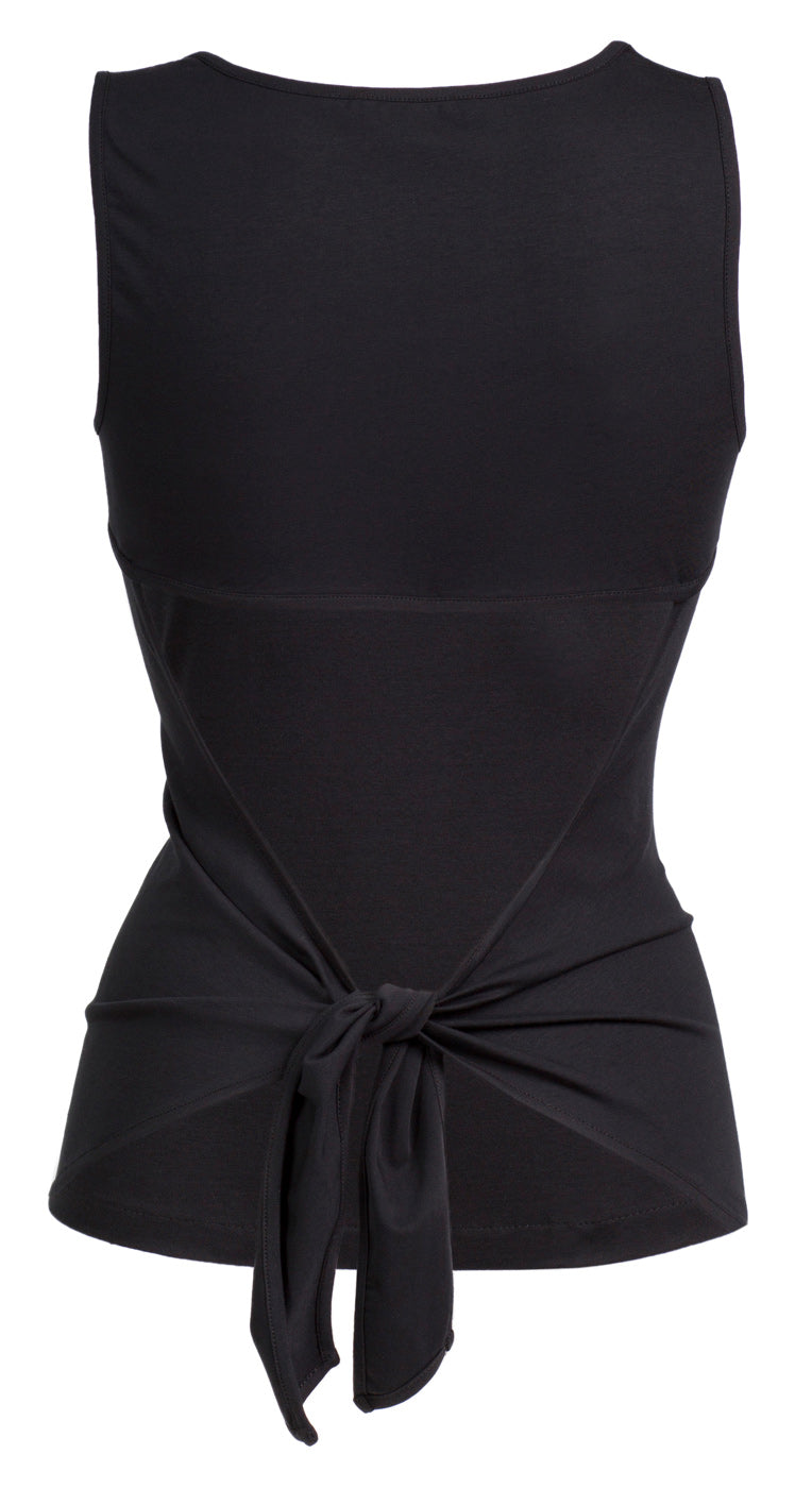 Top "Open Back" - black