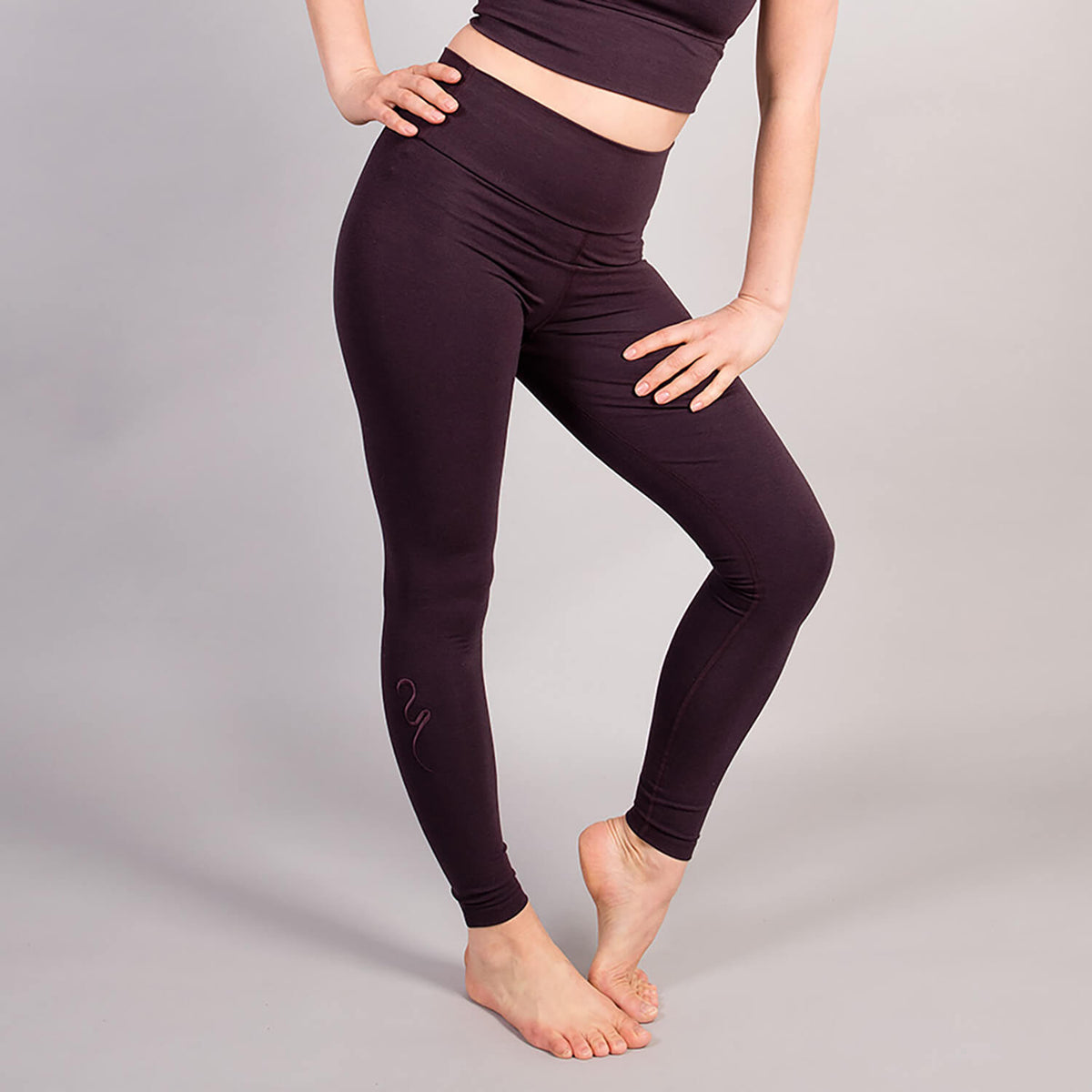 Vega Yoga Legging - Dark Purple