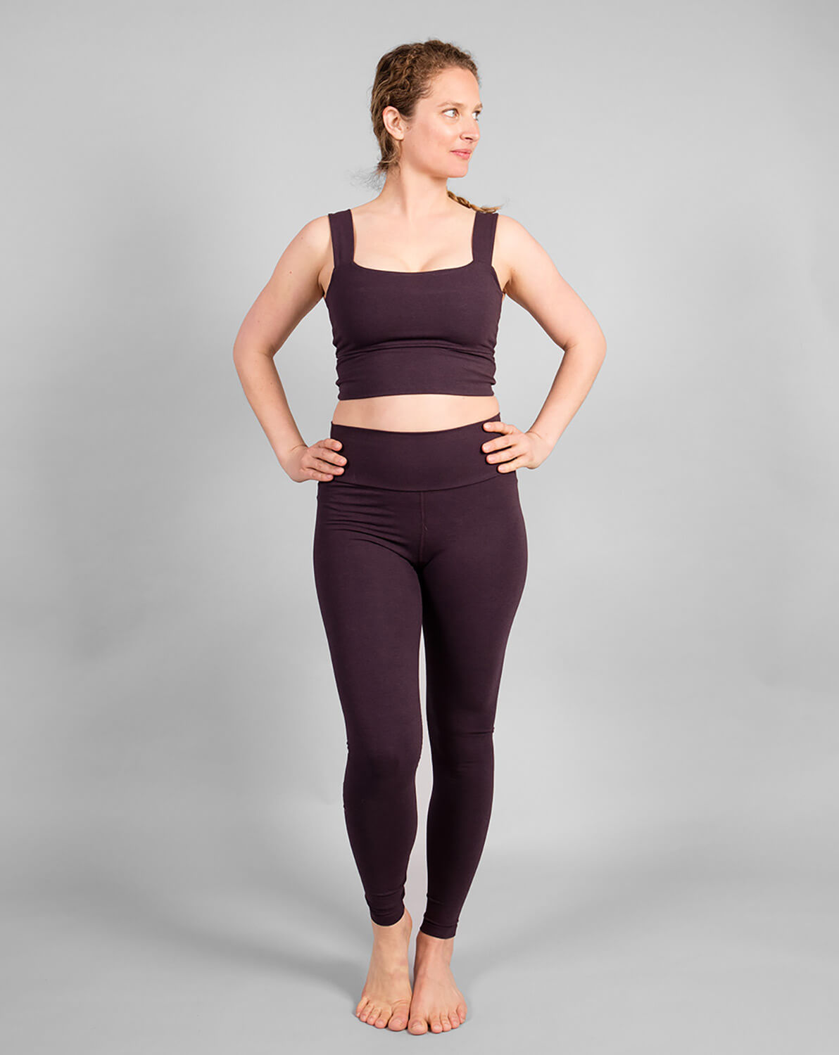 Vega Yoga Legging - Dark Purple