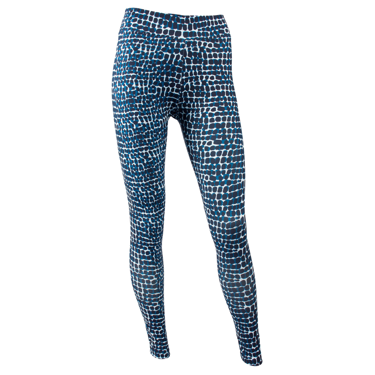Yoga-Leggings Croco - petrol