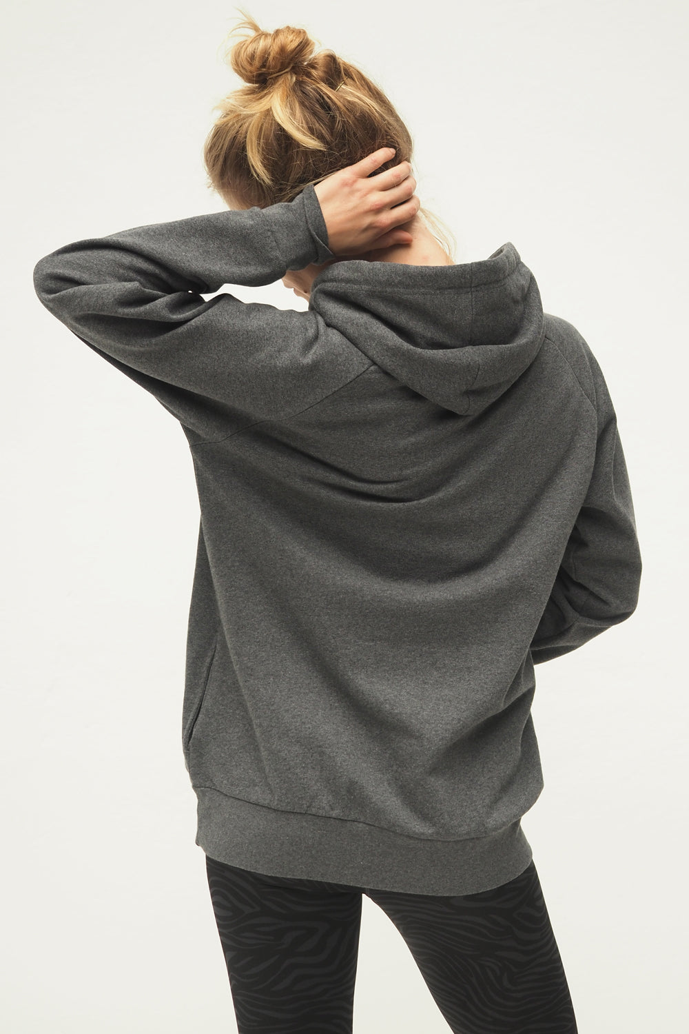 Yoga-Hoodie Rudra - grey marl
