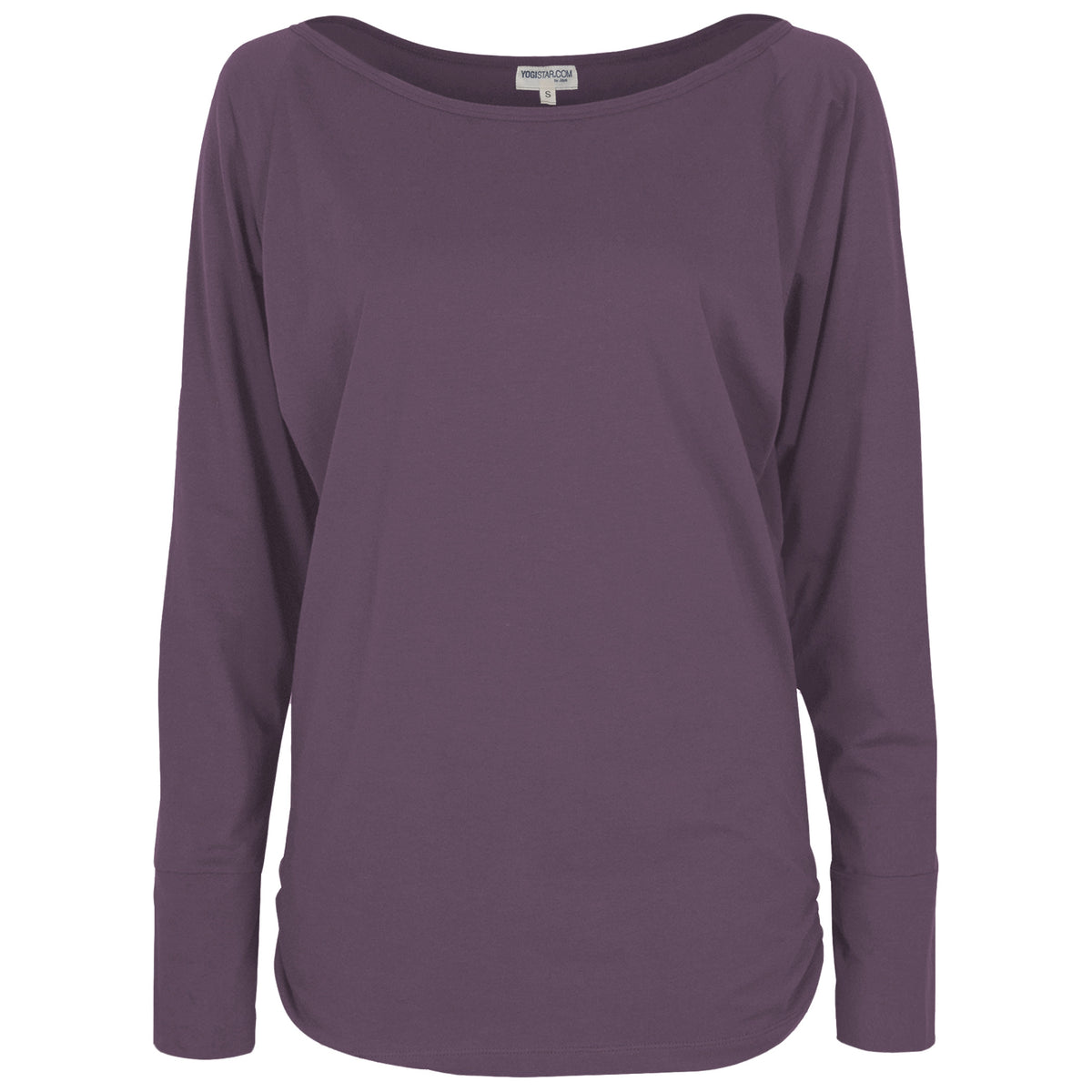 Yoga-Longsleeve "rheia" - velvet plum