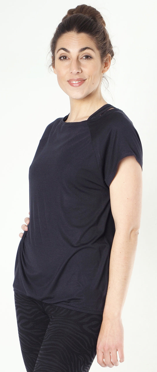 Yoga-T-Shirt "Jiva Tee" - anthracite
