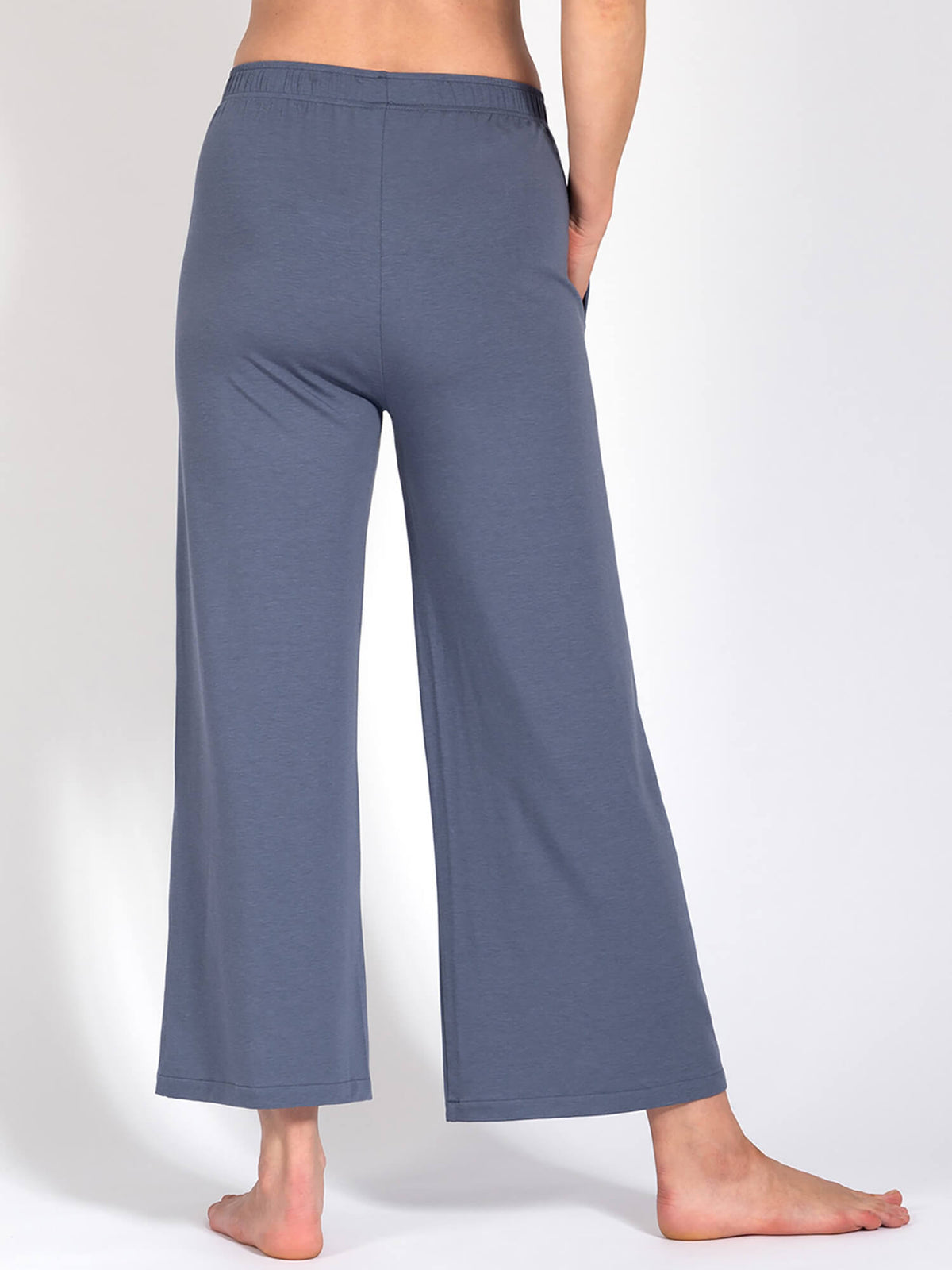 Yogahose Naomi - Blue Grey, aus Naturmaterial