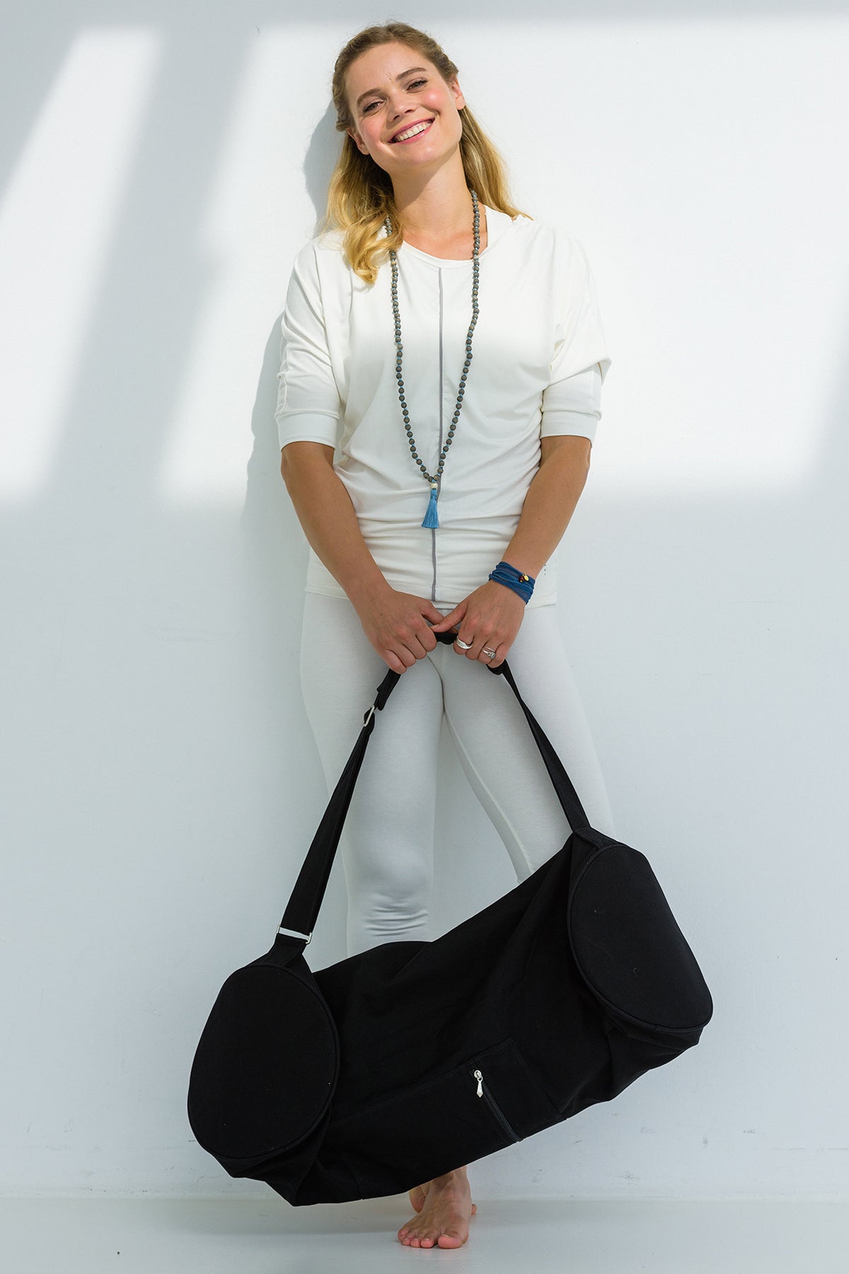 Yogatasche yogibag® basic - zip - extra big - cotton - 80 cm