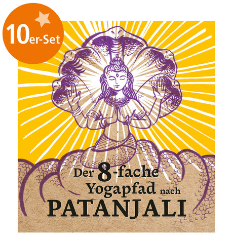 10er-Set Mini-Heft "Der 8-fache Yogapfad nach Patanjali"