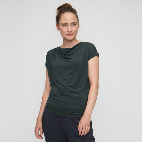 Yoga-Shirt Wasserfall - dark forest