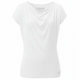 Yoga-Shirt Wasserfall - soft white