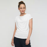 Yoga-Shirt Wasserfall - soft white