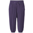 Capri-Pants, relaxed - dark violet